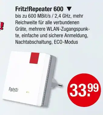 V Markt Fritz! repeater 600 Angebot
