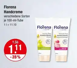 V Markt Florena handcreme olivenöl Angebot