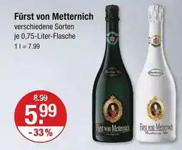 V Markt Fürst von metternich fürst von metternich sekt Angebot