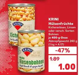 Kaufland Krini kichererbsen Angebot