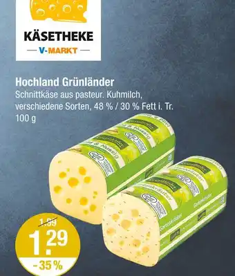 V Markt Hochland grünländer Angebot