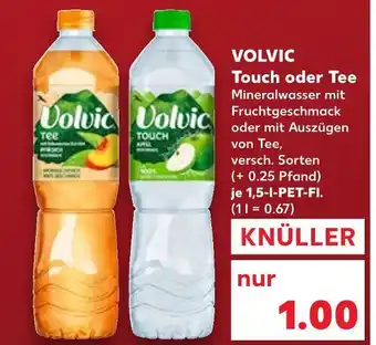 Kaufland Volvic touch tee Angebot
