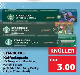 Kaufland Starbucks espresso roast Angebot