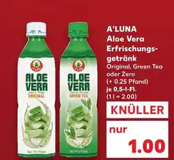 Kaufland A'luna aloe vera erfrischungsgetränk original Angebot