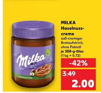Kaufland Milka haselnusscreme Angebot