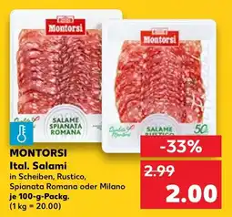 Kaufland Montorsi salame spianata romana Angebot