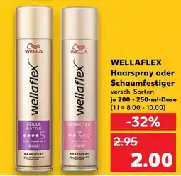 Kaufland Wella wellaflex haarspray oder schaumfestiger Angebot