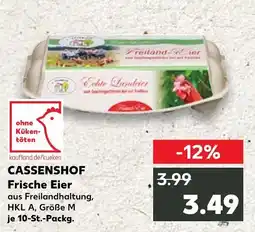 Kaufland Cassenshof frische eier Angebot
