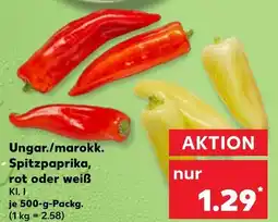 Kaufland Ungar./marokk. spitzpaprika Angebot