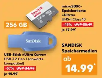 Kaufland Sandisk microsdxc-speicherkarte ultra Angebot