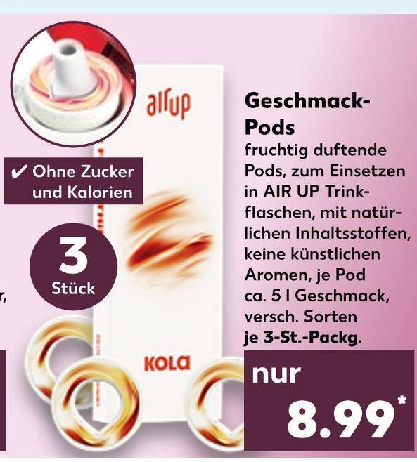 Air up geschmack-pods kola Angebot bei Kaufland