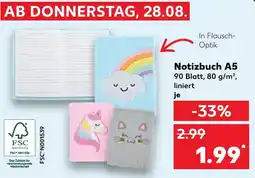 Kaufland Notizbuch a5 Angebot