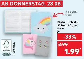 Kaufland Notizbuch a5 Angebot