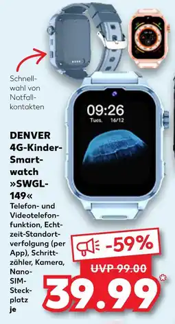 Kaufland Denver 4g-kinder-smartwatch swgl-149 Angebot