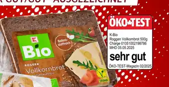 Kaufland K-bio roggen vollkornbrot Angebot