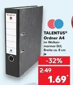 Kaufland Talentus ordner a4 Angebot