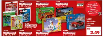 Kaufland Lego bau- oder spielset Angebot