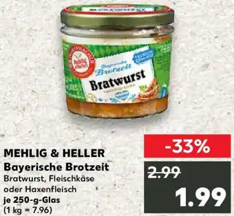 Kaufland MEHLIG & HELLER Bayerische Brotzeit Angebot
