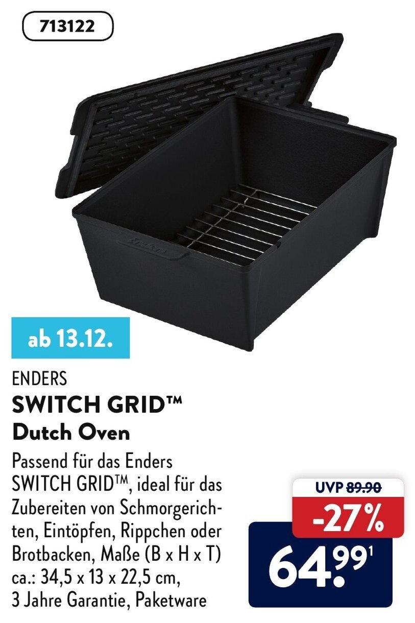 Enders Switch Grid Dutch Oven Angebot bei Aldi Süd
