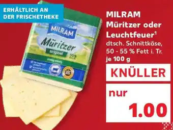 Kaufland MILRAM Müritzer oder Leuchtfeuer Angebot