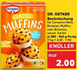 Kaufland DR. OETKER Backmischung Angebot