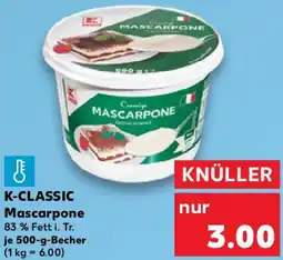Kaufland K-CLASSIC Mascarpone Angebot