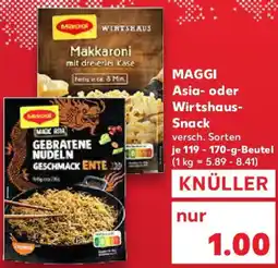 Kaufland MAGGI Asia- oder Wirtshaus Snack Angebot