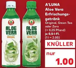 Kaufland A'LUNA Aloe Vera Erfrischungsgetränk Angebot