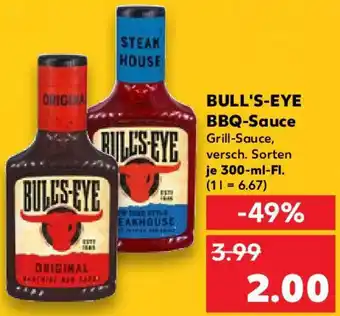 Kaufland BULL'S-EYE BBQ-Sauce Angebot