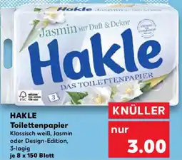 Kaufland HAKLE Toilettenpapier Angebot