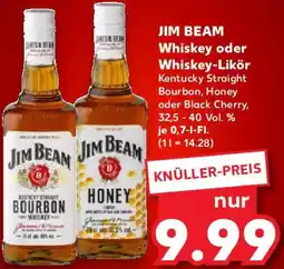 Kaufland JIM BEAM Whiskey oder Whiskey-Likör Angebot