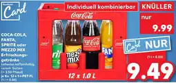 Kaufland COCA-COLA, FANTA, SPRITE oder MEZZO MIX Erfrischungsgetränke Angebot