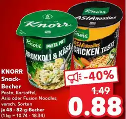 Kaufland KNORR Snack Becher Angebot