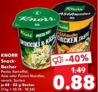 Kaufland KNORR Snack Becher Angebot