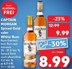 Kaufland CAPTAIN MORGAN Spiced Gold oder White Rum Angebot