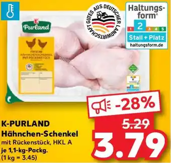 Kaufland K-PURLAND Hähnchen-Schenkel Angebot