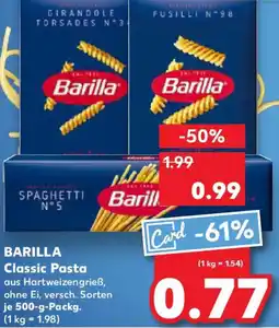 Kaufland BARILLA Classic Pasta Angebot
