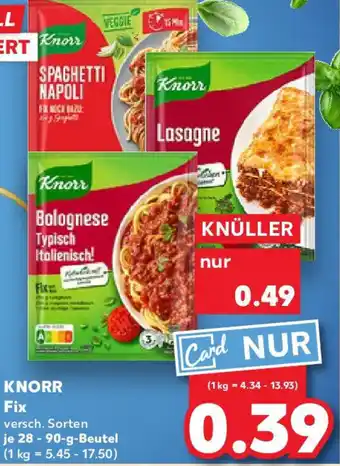 Kaufland KNORR Fix Angebot