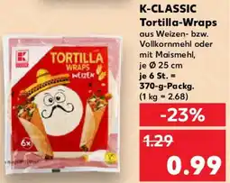 Kaufland K-CLASSIC Tortilla-Wraps Angebot