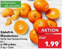 Kaufland Südafrik. Mandarinen Angebot