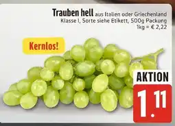 Edeka Trauben hell Angebot