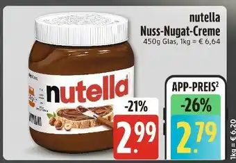 Edeka Nutella nuss-nugat-creme Angebot