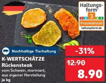 Kaufland K-WERTSCHÄTZE Rückensteak Angebot
