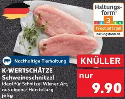 Kaufland K-WERTSCHÄTZE Schweineschnitzel Angebot