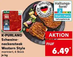 Kaufland K-PURLAND Schweine- nackensteak Western Style Angebot