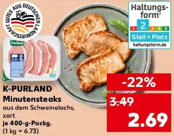 Kaufland K-PURLAND Minutensteaks Angebot