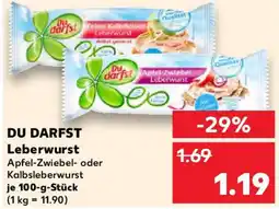 Kaufland DU DARFST Leberwurst Angebot