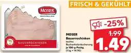 Kaufland MOSER Bauernschinken Angebot