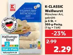 Kaufland K-CLASSIC Weißwurst Angebot