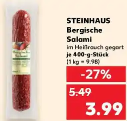 Kaufland STEINHAUS Bergische Salami Angebot